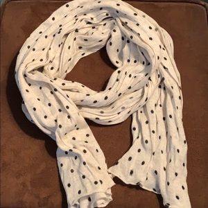 J.Crew Cotton Polka Dot Scarf